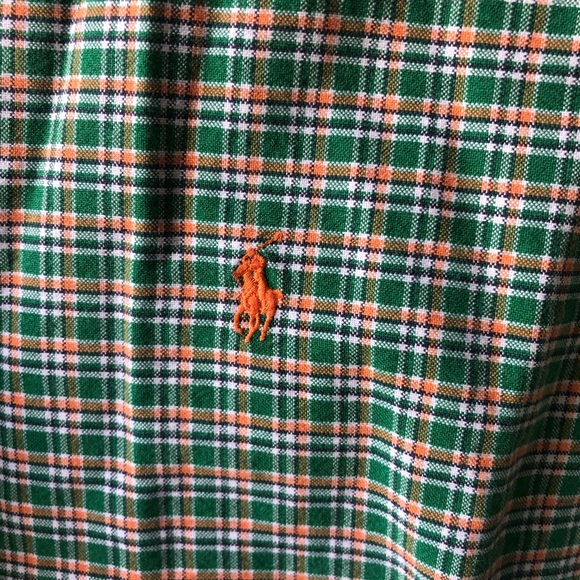 Ralph Lauren Men’s M Polo - Green Plaid - Picture 3 of 3
